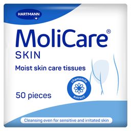 MoliCare Skin Feuchtpflegetücher: die zeitsparende Lösung für die tägliche schnelle, angenehme Reinigung und Inkontinenzpflege