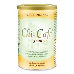 Chi-Cafe free, café vert décaféiné, fibre d'acacia, coco, reishi, ginseng