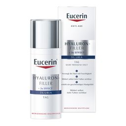 Eucerin Hyaluron-Filler 5% Urea Tagespflege – mildert sichtbar Falten und spendet intensive Feuchtigkeit