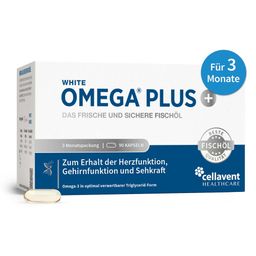 White Omega® PLUS - Capsules d'huile de poisson pure oméga-3
