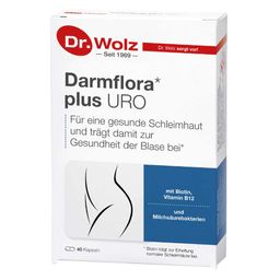 Dr. Wolz Darmflora* plus URO, 40 Kapseln