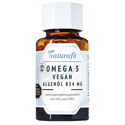 naturafit® Omega 3 Vegan Huile d'algues 834 mg
