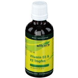 allcura Vitamin D3 + K2 Tropfen