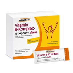 Vitamin B-Komplex-ratiopharm direkt: Unterstützt den Mehrbedarf an B-Vitaminen bei vegetarischer Ernährung