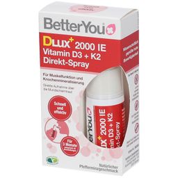 BetterYou® DLUX 2000 IE Vitamine D3+K2 Vaporisateur direct
