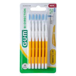 GUM® Bi-Direction Interdentalbürsten 1,4 mm gelb