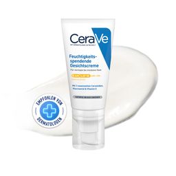 CeraVe Crème hydratante pour le visage SPF 50 - pour peaux normales à sèches