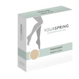 Spring® YOURSPRING LIGHT Vital-Kniestrumpf Gr. 40/41 nuss