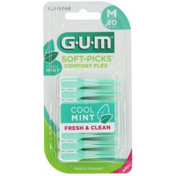 GUM® SOFT-PICKS® Comfort flex menthe Brosses interdentaires Medium