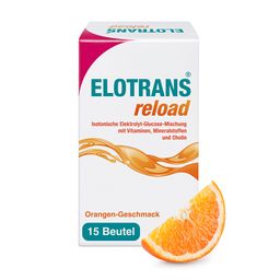 Elotrans® reload – Veganes Trinkpulver – nach anstrengenden Aktivitäten oder bei Erschöpfung, Isotonische Elektrolyt-Glucose-Mischung