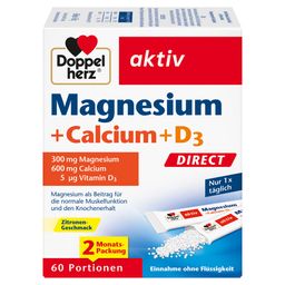 DOPPELHERZ® active Magnésium + Calcium + D3 DIRECT Micro-Pellets