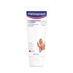 Hansaplast Regenerierende Fußcreme 10% Urea | Feuchtigkeitscreme für trockene Füße | Intensive Pflege | Schützt vor Hornhautbildung | 10 % Urea | 100 ml