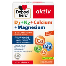 Doppelherz® aktiv D3 + K2 + Calcium + Magnesium