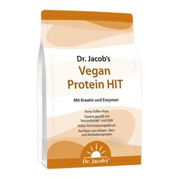 Dr. Jacob's Vegan Protein HIT Proteinpulver ohne Soja  + Kreatin + Enzyme