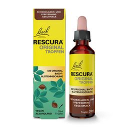 FLEURS DE BASE Original Rescura gouttes sans alcool chocolat menthe