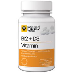 Raab Vitalfood® Vitamin B12 + D3 Tabletten