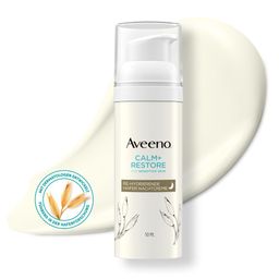 Aveeno® CALM+RESTORE Crème de nuit à l'avoine avec beurre de karité pour peaux sensibles