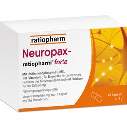 Neuropax-ratiopharm forte mit Uridinmonophosphat (UMP), Vitamin B12 und Folsäure