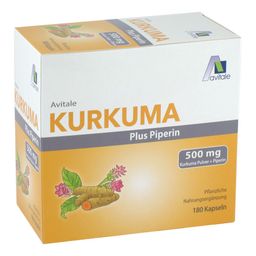 Avitale Kurkuma Plus Piperin 500 mg