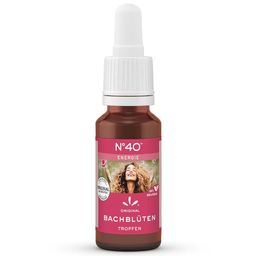 Fleurs de Bach® Original n° 40, gouttes énergétiques - bio & végan