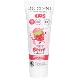 LOGODENT® Kids Happy Berry Dentifrice sans fluor pour les enfants de 0 à 6 ans