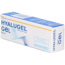 HYALUGEL - Gel buccal - Aphtes - Petites plaies - Etats inflammatoires (saignement)- Acide Hyaluronique - Goût menthe-citron - Tube - 20 Ml