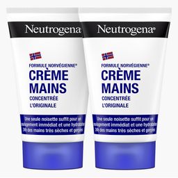 Neutrogena Crème Mains L’Originale Hydratation Peaux sèches 2x50 ml