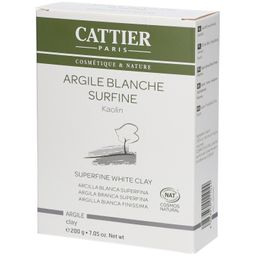 CATTIER Argile Blanche Surfine