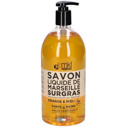 mkl SAVON DE MARSEILLE LIQUIDE 1L - ORANGE ET MIEL