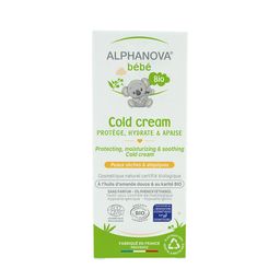 Alphanova COLD CREAM CERTIFIÉE BIO – PEAUX SÈCHES & AGRÉSSÉES | ALPHANOVA BÉBÉ