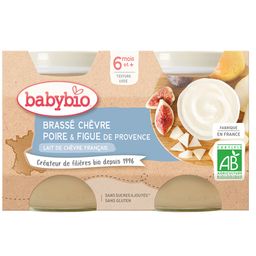 Babybio BRASSÉ CHÈVRE POIRE & FIGUE DE PROVENCE ab 6 Monate
