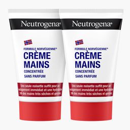 Neutrogena Crème Mains Hydratation 24h Peaux Très Sèches 2x50 ml