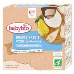 Babybio BRASSÉ BREBIS POIRE DE PROVENCE
