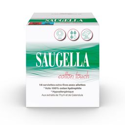 SAUGELLA Cotton Touch Damenbinden Tag