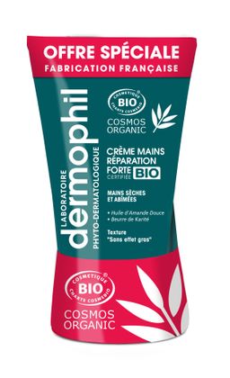 dermophil Phyto-Dermatologique Crème Mains Reparation Forte bio