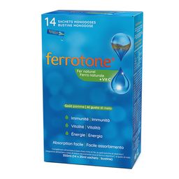 Ferrotone® + Vitamine C au goût pomme