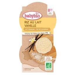 Babybio RIZ AU LAIT VANILLE ab 8 Monate