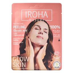 IROHA NATURE Masque de gommage pour peau parfaite à l'acide glycolique