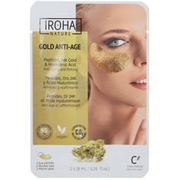 IROHA NATURE Patchs oculaires en feuille extra ferme - 24K GOLD
