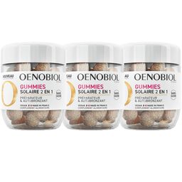 OENOBIOL Gummies Sonnenschutz 2 in 1 Präparator & Selbstbräuner