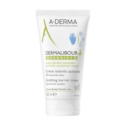A-DERMA Dermalibour + Barrier Isolierende beruhigende Creme Irritierte Hände