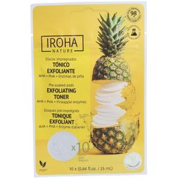 Iroha Nature Disques tonifiants exfoliants et illuminateurs