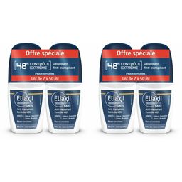 ETIAXIL Deodorant Mann 48 h Roll-on - 2 x 50ml Packung