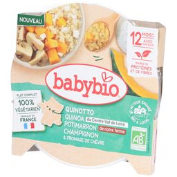BABYBIO Quinotto Quinoa Kürbis Champignon & Ziegenkäse