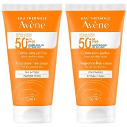 Avène Solaire Creme ohne Parfum SPF50+ UVB UVA Blaulicht HEV
