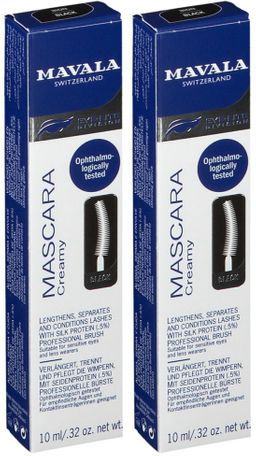 Mavala® Creamy Mascara Noir mit 5 % Seidenprotein