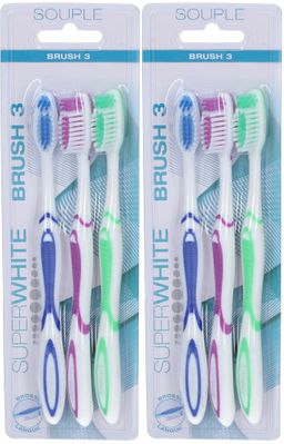SUPERWHITE Brush 3 - Brosses à dents souples