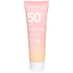 Alphanova Sonnencreme Gesicht SPF50+ Trockener Touch mit Bio-Ölen