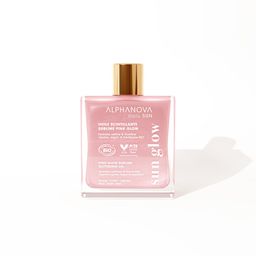 Alphanova Huile scintillante Pink Glow aux huiles bio jojoba argan framboise