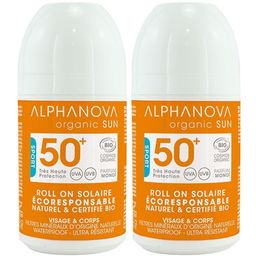 Alphanova ROLL-ON SOLAIRE CERTIFIÉ BIO TRÈS HAUTE PROTECTION SPF 50+